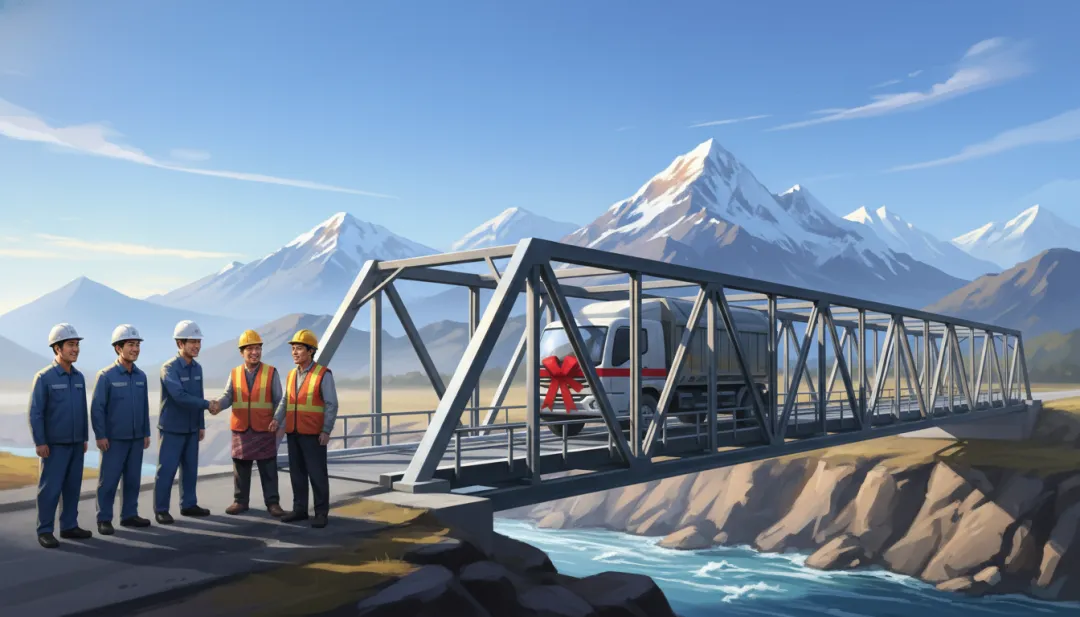 受伤的中尼贸易:吉隆口岸一座临时应急贝雷桥何以5个多月还没建好?